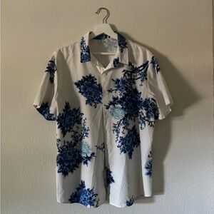 Mens Hawaiian Shirts Floral Shirts Casual